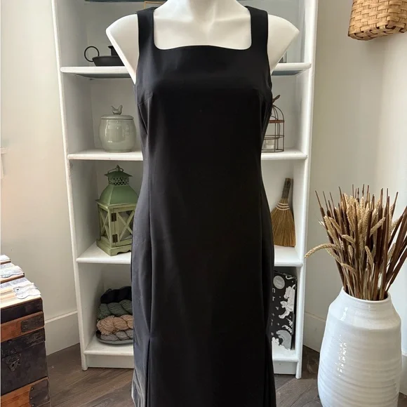 Lands' End | Dresses | Lands End Classic Black Midi Dress Formal Occasions  | Poshmark